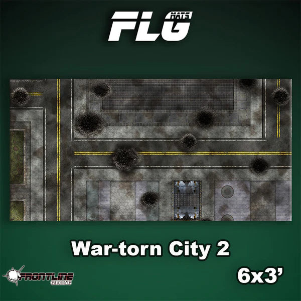 FLG Mats: War-torn City 2 - 6'x3'