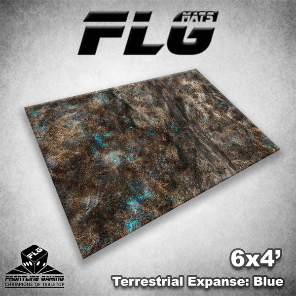 FLG Mats: Blue Terrestrial Expanse - 6'x4'