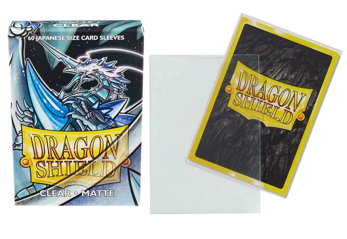 Dragon Shield Japanese Size 60ct Sleeves: Clear Matte