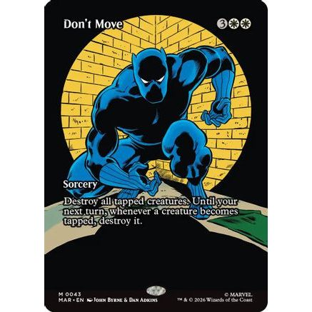 Don't Move (Borderless) (MAR-043) - Marvel Universe Eternal-Legal Foil