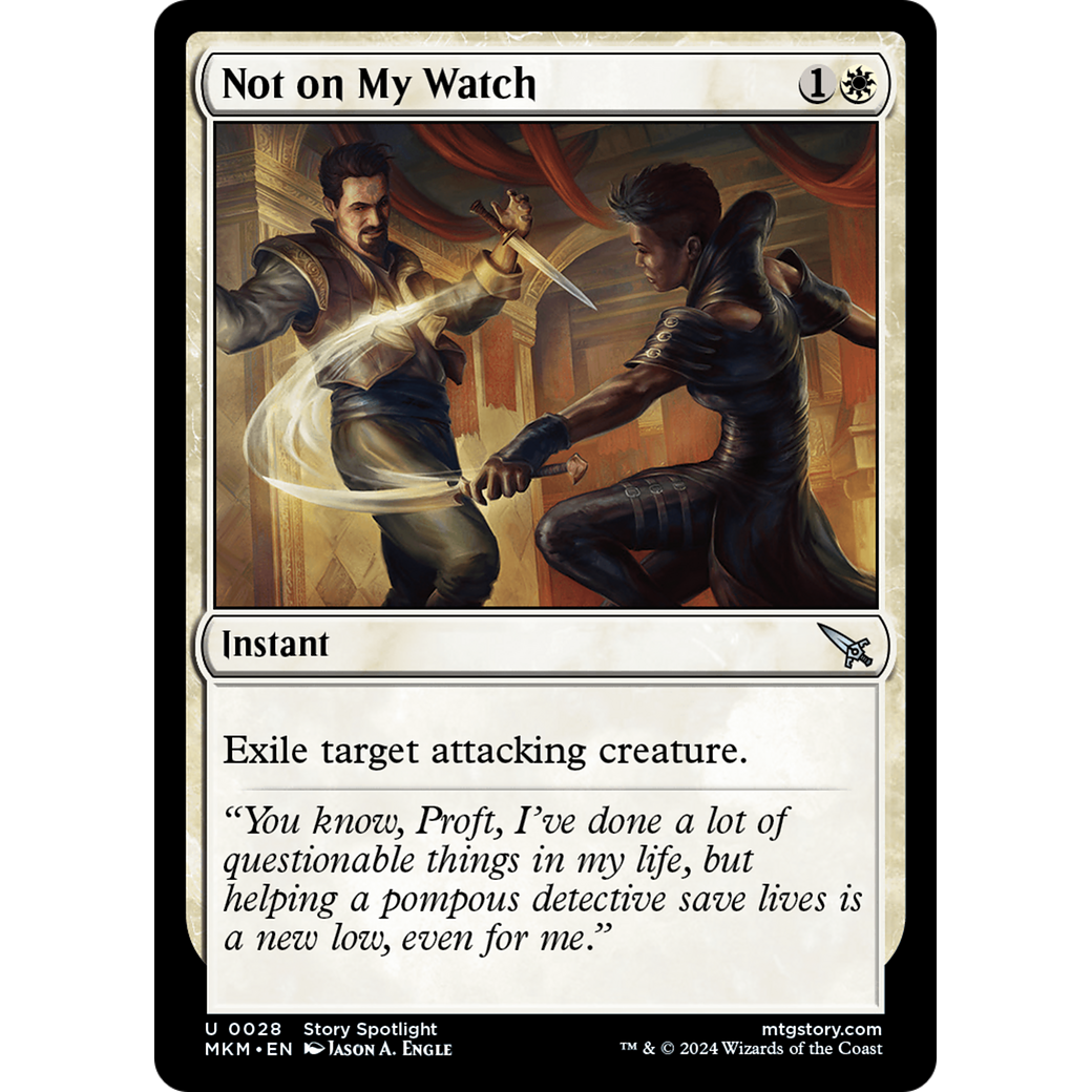 Not on My Watch (MKM-028) - Murders at Karlov Manor