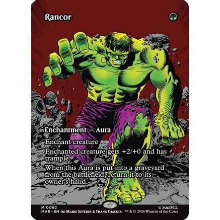 Rancor (Borderless) (MAR-082) - Marvel Universe Eternal-Legal Foil