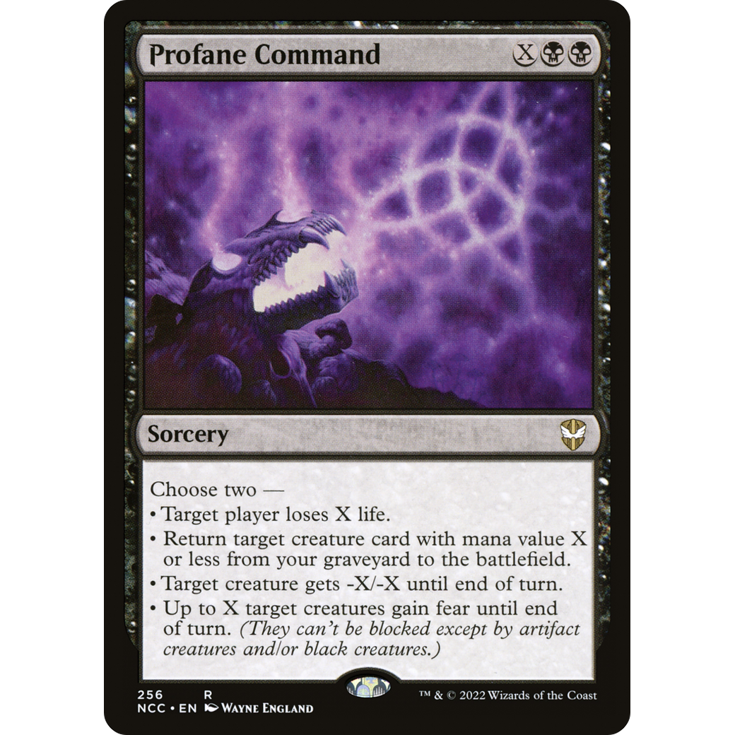 Profane Command (NCC-256) - New Capenna Commander
