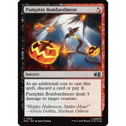 Pumpkin Bombardment (MSC-822) - Commander: Marvel Super Heroes Foil