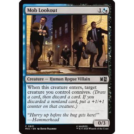 Mob Lookout (MSC-821) - Commander: Marvel Super Heroes