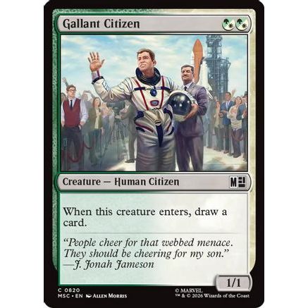 Gallant Citizen (MSC-820) - Commander: Marvel Super Heroes