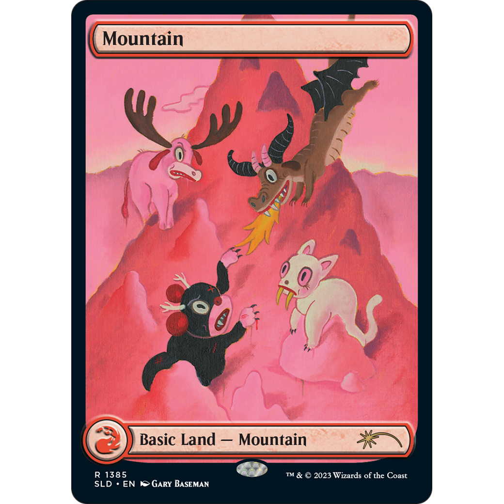 Mountain (1385) (SLD-1385) - Secret Lair Drop: (Full Art)