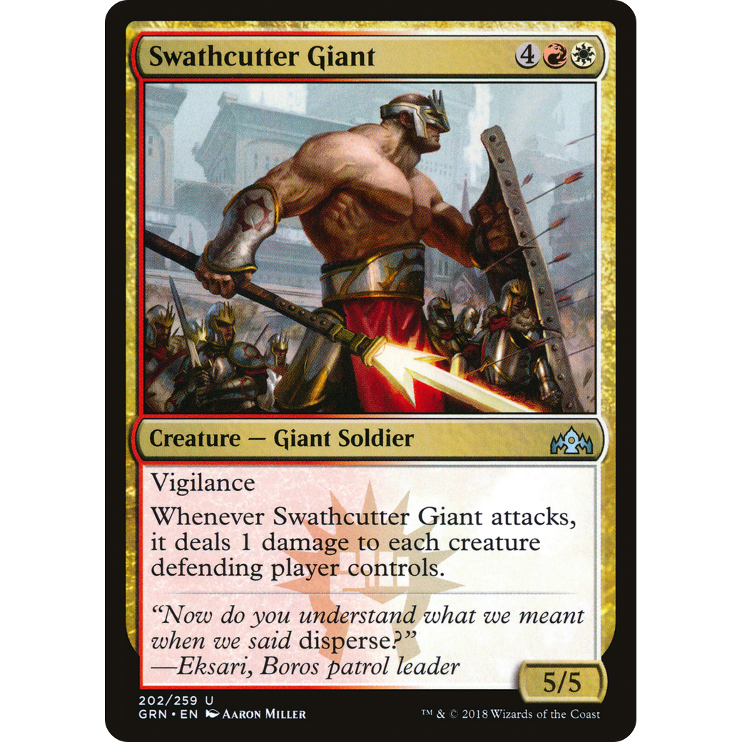 Swathcutter Giant (GRN-202) - Guilds of Ravnica Foil