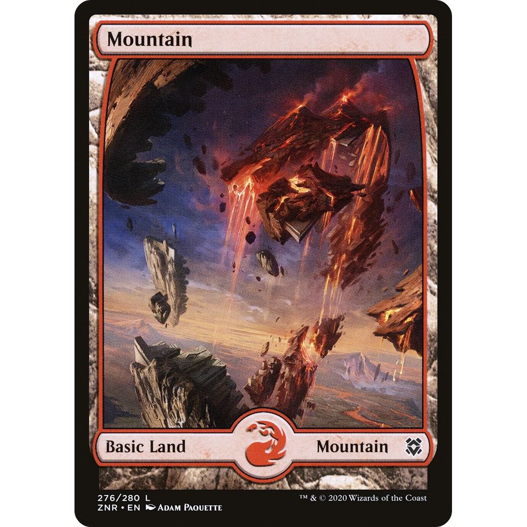 Mountain (276) - Full Art (ZNR-276) - Zendikar Rising: (Full Art)