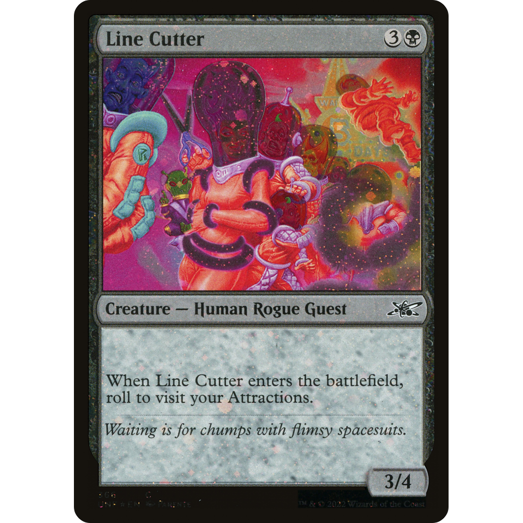 Line Cutter (Galaxy Foil) (UNF-366) - Unfinity Foil