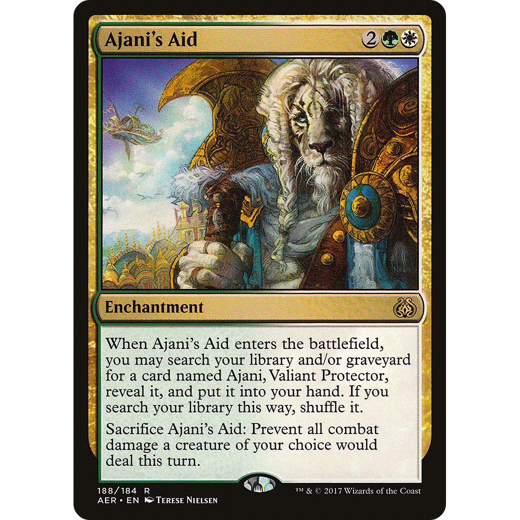 Ajani's Aid (AER-188) - Aether Revolt Foil
