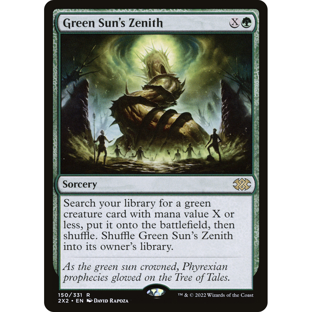 Green Sun's Zenith (2X2-150) - Double Masters 2022