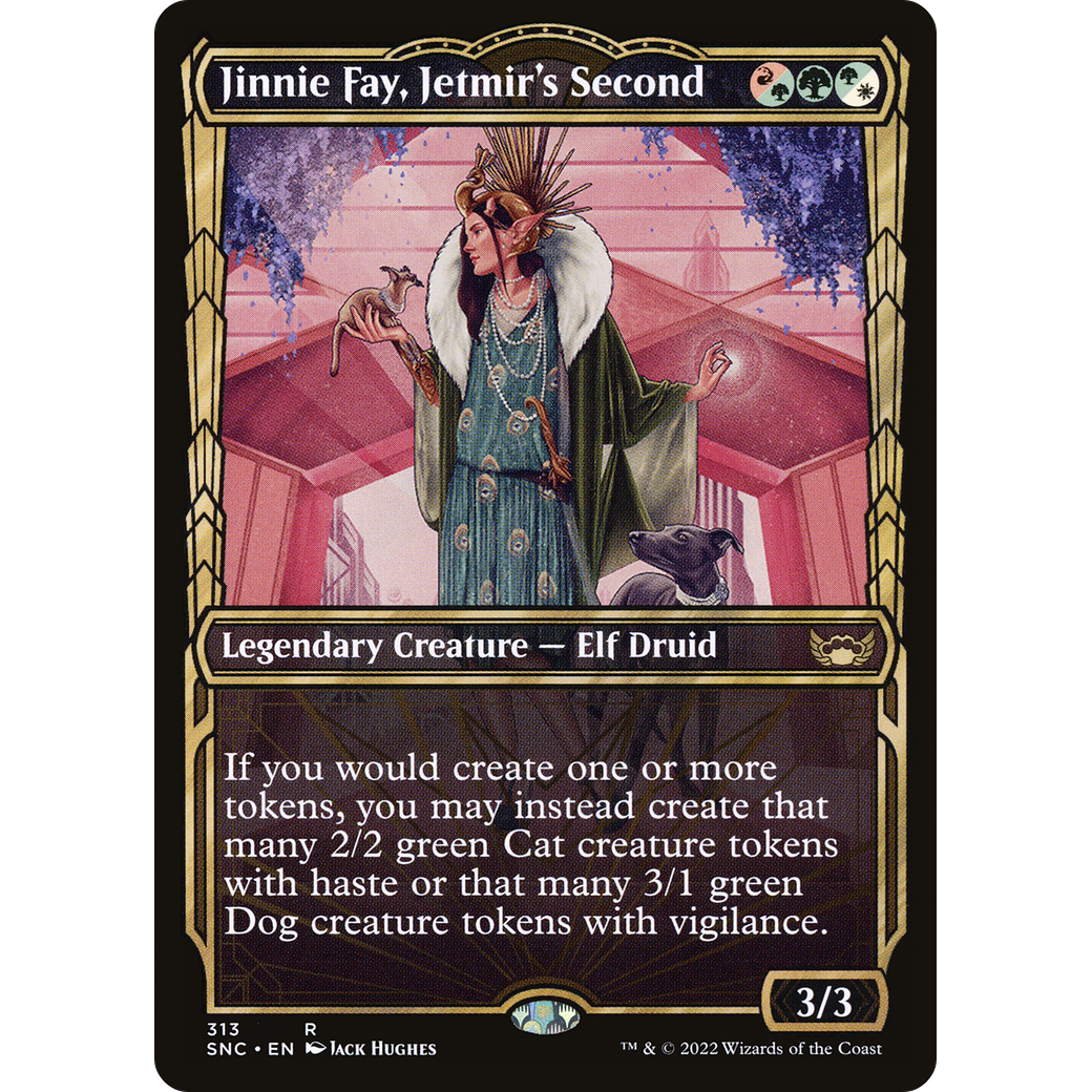 Jinnie Fay, Jetmir's Second (Showcase) (SNC-313) - Streets of New Capenna: (Showcase) Foil