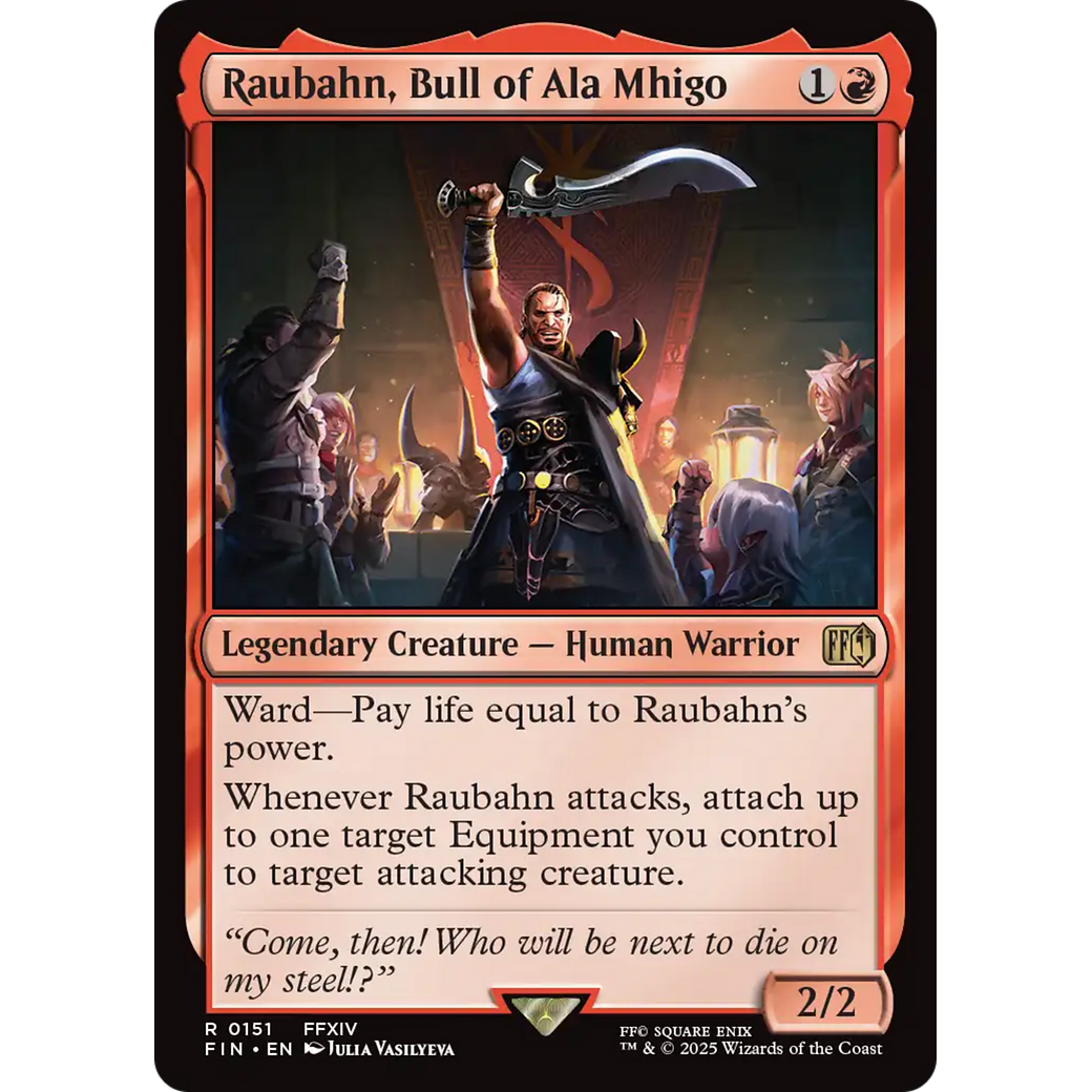 Raubahn, Bull of Ala Mhigo (FIN-151) - FINAL FANTASY Foil