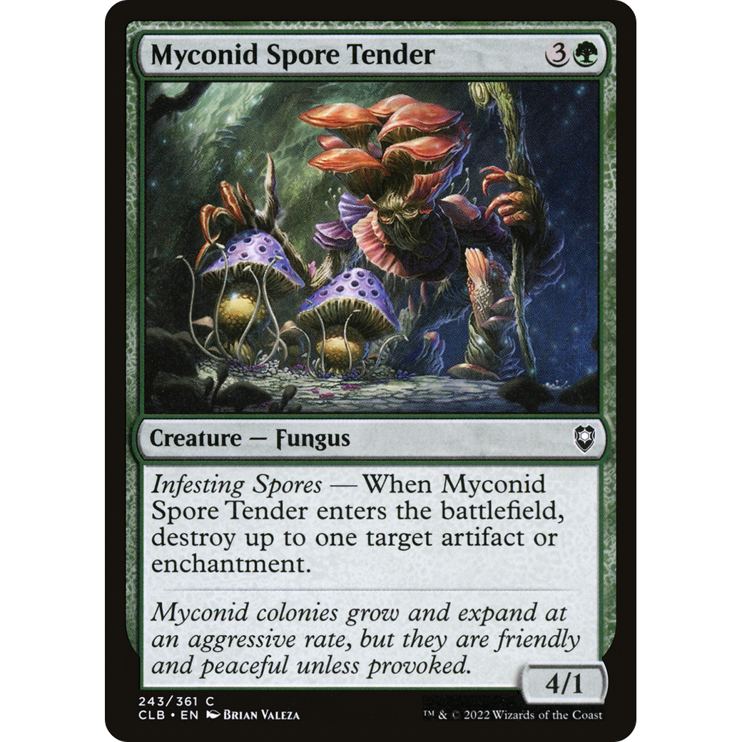 Myconid Spore Tender (CLB-243) - Commander Legends: Battle for Baldur's Gate Foil
