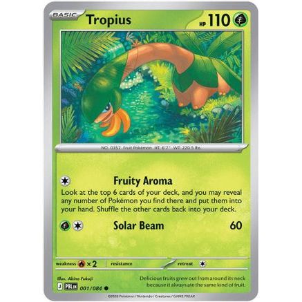 Tropius 1 - ME05 Pitch Black Reverse Holofoil