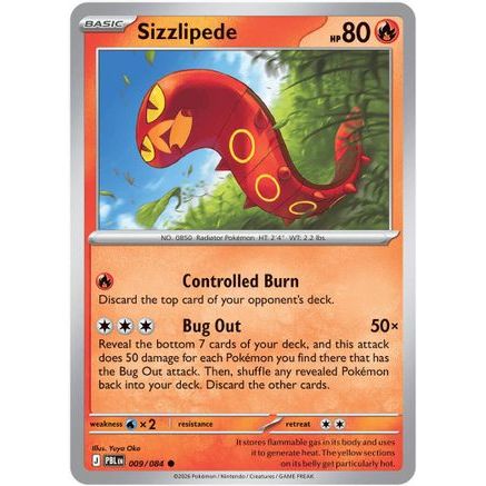 Sizzlipede 9 - ME05 Pitch Black Reverse Holofoil