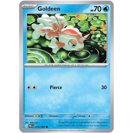 Goldeen - 013/084 13 - ME05 Pitch Black Reverse Holofoil