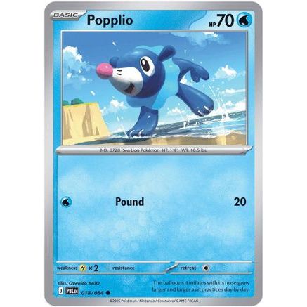 Popplio 18 - ME05 Pitch Black