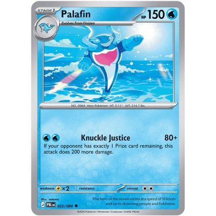 Palafin 22 - ME05 Pitch Black Reverse Holofoil
