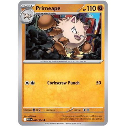 Primeape 43 - ME05 Pitch Black