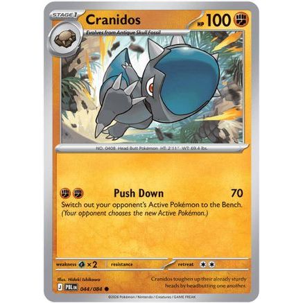 Cranidos 44 - ME05 Pitch Black Reverse Holofoil