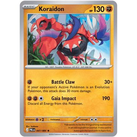 Koraidon 47 - ME05 Pitch Black Holofoil
