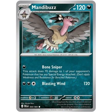 Mandibuzz 50 - ME05 Pitch Black Reverse Holofoil