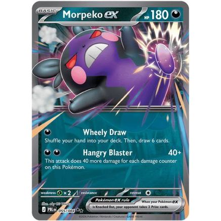 Morpeko ex - 055/084 55 - ME05 Pitch Black Holofoil