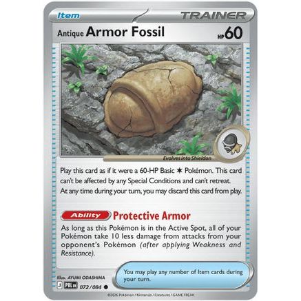 Antique Armor Fossil 72 - ME05 Pitch Black
