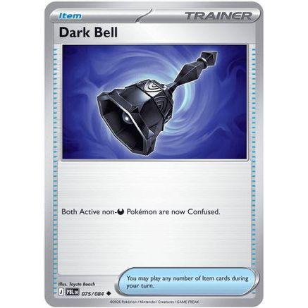 Dark Bell - 075/084 75 - ME05 Pitch Black Reverse Holofoil