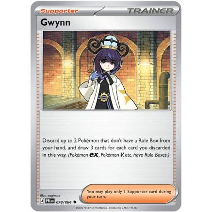 Gwynn - 078/084 78 - ME05 Pitch Black Reverse Holofoil