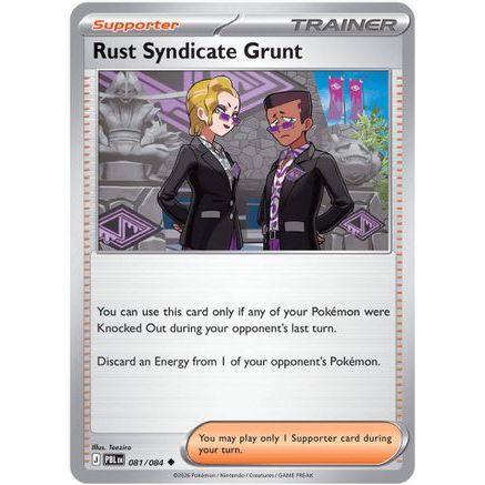 Rust Syndicate Grunt - 081/084 81 - ME05 Pitch Black