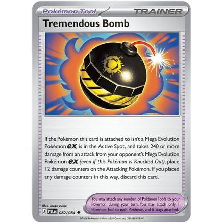Tremendous Bomb - 082/084 82 - ME05 Pitch Black