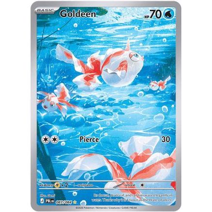 Goldeen - 087/084 87 - ME05 Pitch Black Holofoil