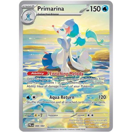 Primarina - 088/084 88 - ME05 Pitch Black Holofoil