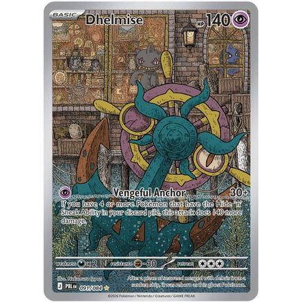 Dhelmise - 091/084 91 - ME05 Pitch Black Holofoil