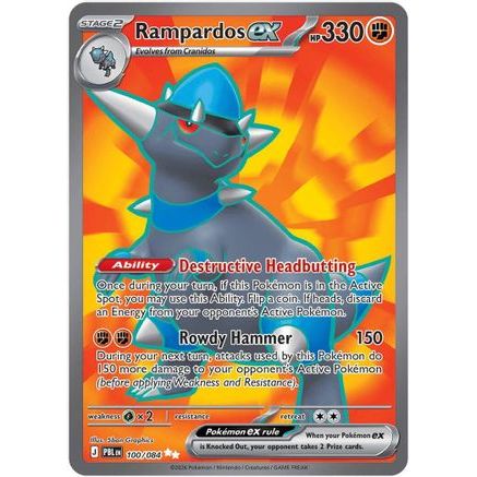 Rampardos ex - 100/084 100 - ME05 Pitch Black Holofoil