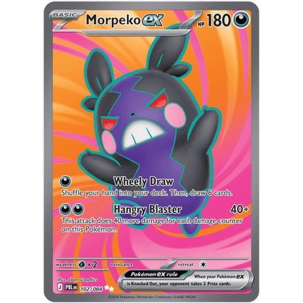 Morpeko ex - 102/084 102 - ME05 Pitch Black Holofoil