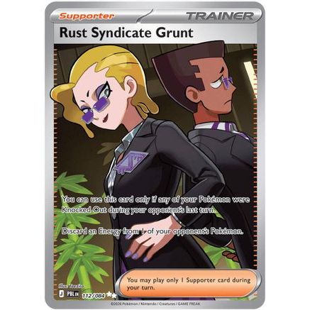Rust Syndicate Grunt - 112/084 112 - ME05 Pitch Black Holofoil