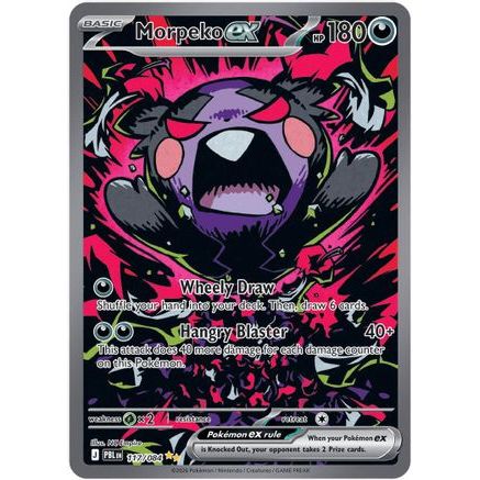 Morpeko ex - 117/084 117 - ME05 Pitch Black Holofoil
