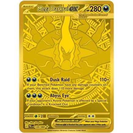 Mega Darkrai ex - 120/084 120 - ME05 Pitch Black Holofoil