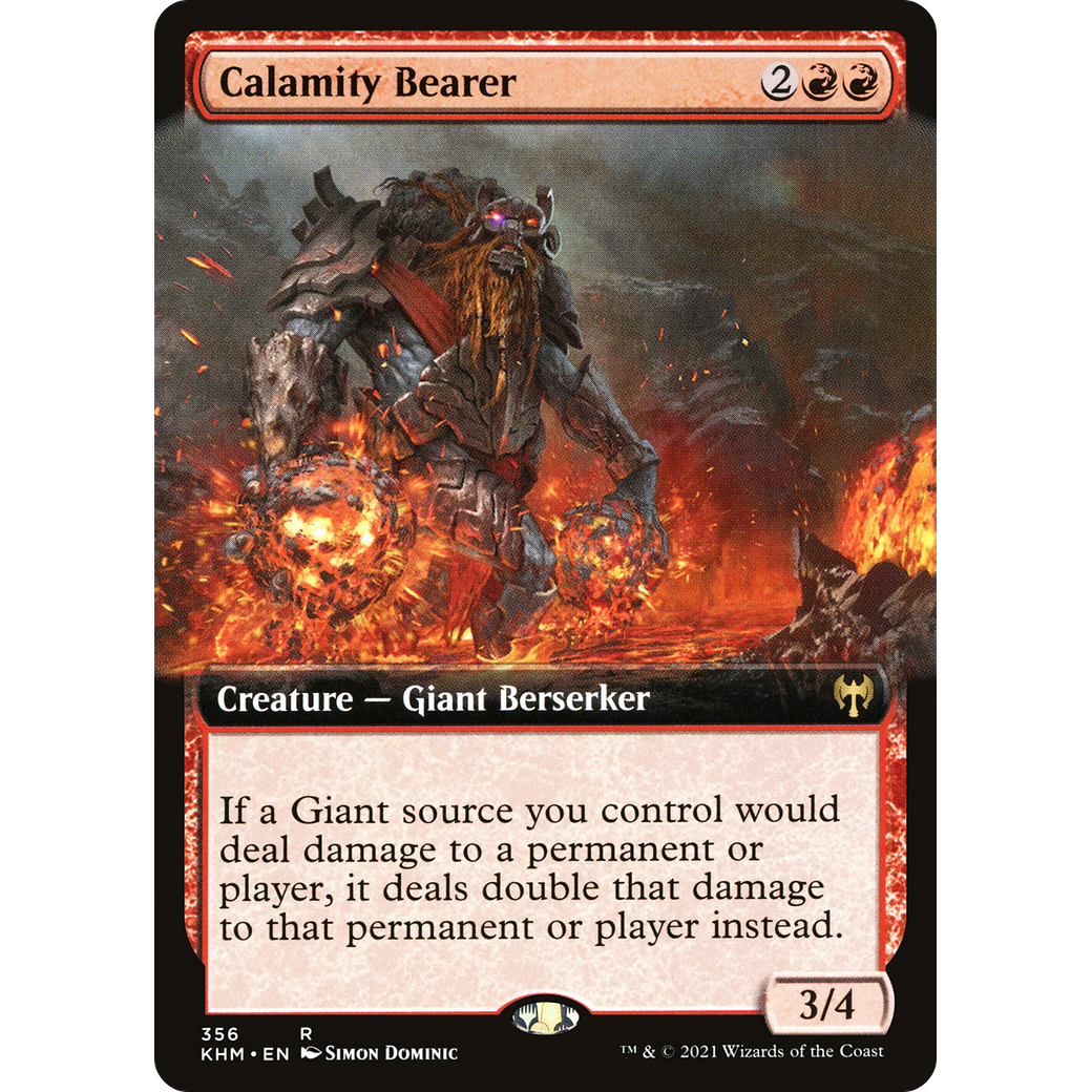 Calamity Bearer (Extended Art) (KHM-356) - Kaldheim: (Extended Art)