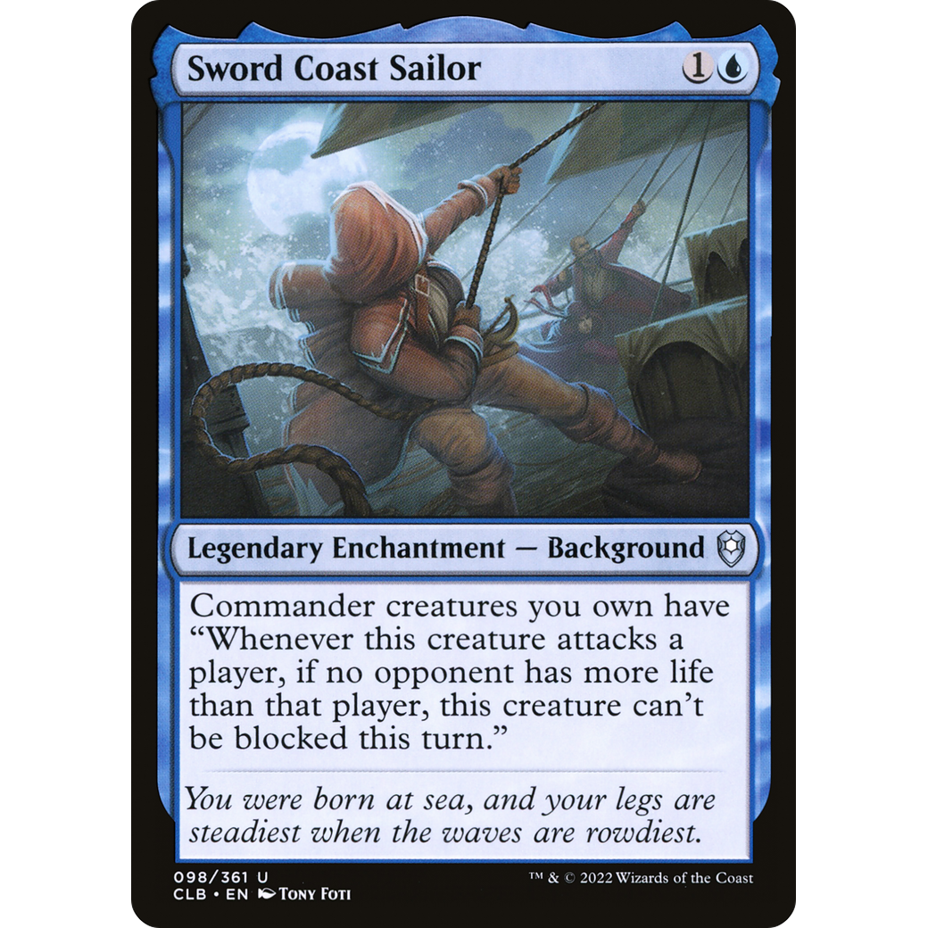 Sword Coast Sailor (CLB-098) - Commander Legends: Battle for Baldur's Gate