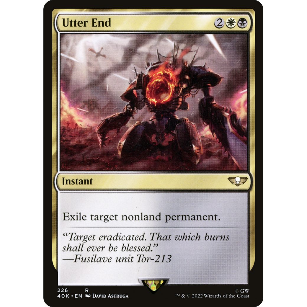 Utter End (40K-226) - Warhammer 40,000 Commander