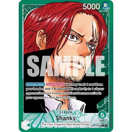 Shanks (020) (Alternate Art) (OP17-020) - The World's Strongest Warriors Foil