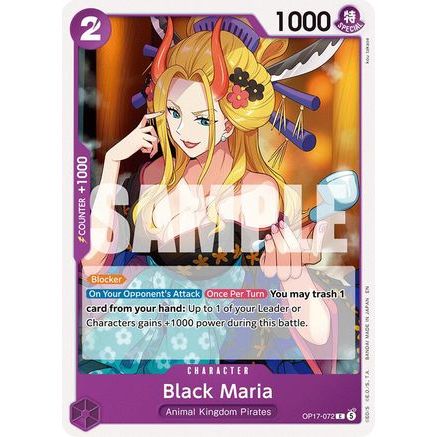 Black Maria (OP17-072) - The World's Strongest Warriors