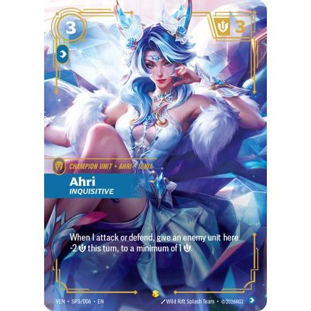 Ahri - Inquisitive (SP3/006) - Vendetta Foil