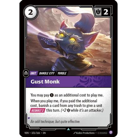 Gust Monk (101/166) - Vendetta