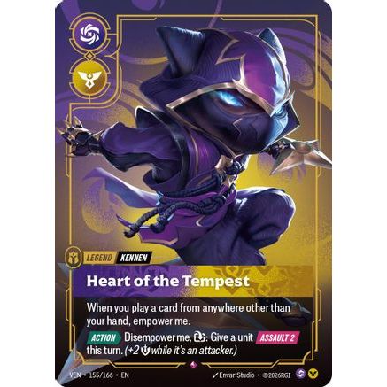 Kennen - Heart of the Tempest (155/166) - Vendetta Foil